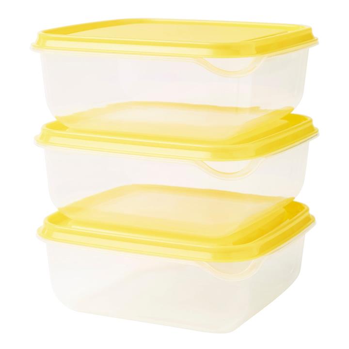 ظروف نگهدارنده غذا ایکیا مدل PRUTA - بسته 3 عددی Ikea PRUTA Container - Pack Of 2